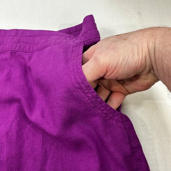 Terra And Sky Women's 0X Soft Trim Short Elastic Back Drawstring Front 2 Pocket - Picture 14 of 14